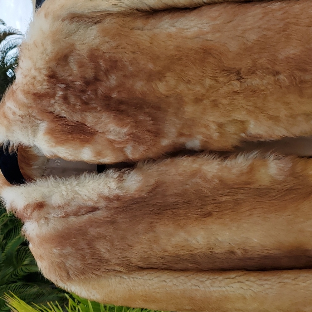 Red fox faux fur - Picture 3 of 9